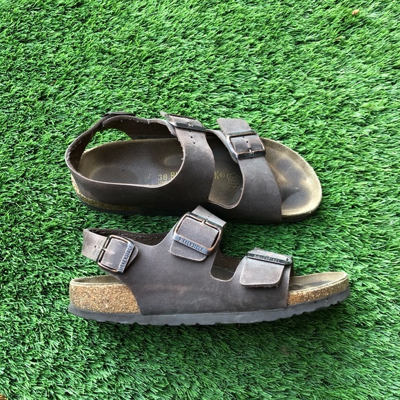birkenstock milano grey